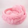 Spitze-Prinzessin Hund Katze Haustier-Bett-Sofa S (Rosa) Produktbild-Vorschau 5