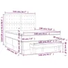 The Living Store Boxspringbett mit Matratze Taupe 140x190 Produktbild-Vorschau 7