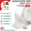 Dubbelzijdig Tape 5m x 50mm x 2mm - TENTA Heavy Duty Productafbeelding-voorbeeld 1