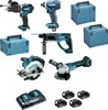 MAKITA Kit DLX5039PTJ (DHP458 + DHR202 + DGA504 + DSS610 + Produktbild-Vorschau 12