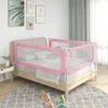 vidaXL Protezione letto per bambini rosa 90x25 cm tessuto Anteprima dell’immagine prodotto 9