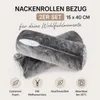 Nackenrollen Bezug 2er Set 15x40 cm – Nackenmassagekissen Produktbild-Vorschau 1