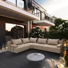 Zestaw mebli ogrodowych TRADA Sofa ogrodowa w kształcie Podgląd zdjęcia produktu 1