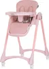 A pink baby high chair is shown against a white background. Produktbild-Vorschau