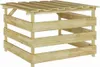 vidaXL Garaż na kosiarkę brązowy 84 x 80 x 56 cm Podgląd zdjęcia produktu 7
