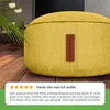 Green Bean® Sitzhocker "Home Linen" 45x25cm mit EPS Perlen Produktbild-Vorschau 4