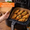 RyanPack Backpapier für Airfryer & Heißluftfritteuse – Produktbild-Vorschau 4