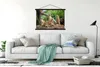 MuchoWow® Textilposter Familie - Tiere - Erdmännchen 120x80 Produktbild-Vorschau 3