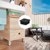 Walteco Zátka 20x20mm, plast, černá, 4 ks Náhled obrázku produktu 5