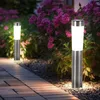 4er Set LED Solarleuchte, Edelstahl, Erdspieß, H 56 cm Produktbild-Vorschau 4