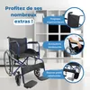 Invalidný vozík skladací Skladací invalidný vozík s Náhľad obrázku produktu 4