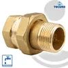 tecuro Verschraubung IG x AG 1 Zoll, flachdichtend - Produktbild-Vorschau 3