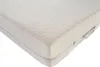 A close-up view of a white mattress cover with a textured pattern and a zipper. Produktbild-Vorschau