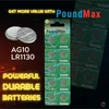20x AG10 PoundMax Alkaline Knopfzelle/Uhren LR1130, LR54, Produktbild-Vorschau 5