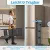 XINZI Escabeau 4 marches pliable, échelle en acier, tapis Voir les images du produit 4