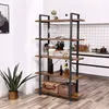 Étagère Zina 5 tablettes - brun rustique/noir Voir les images du produit 3