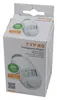 The image shows the retail packaging of a Sanicomfort Energiesparregler Typ RD. Produktbild-Vorschau