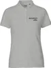 Huuraa Damen Polo Shirt Backpackerin mit Herz L Sport Grey Produktbild-Vorschau 1
