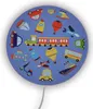 Kleine LED Wandlampe Kinderzimmer, Motiv Fahrzeuge, mit Produktbild-Vorschau 2