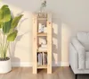 vidaXL Bücherregal/Raumteiler 41x35x125 cm Massivholz Produktbild-Vorschau 2