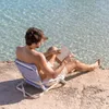 Flamingueo Klappbarer Strandstuhl aus Polyester Blau Produktbild-Vorschau 5