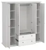 Tvilum 753694949, Weiß, Garderobe, 9 Regale, 4 Tür(en), Produktbild-Vorschau 7