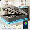 okwish Polsterbett 160x200 Jugendbett mit Bettkasten und Produktbild-Vorschau 7