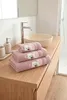 Kinderhandtuch 100% Baumwolle 30x50 cm - Puder, bestickter Produktbild-Vorschau 4