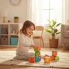 Waffelbausteine 90 Teile Lernspielzeug für Kinder ab 3 Produktbild-Vorschau 8