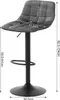 WOLTU 2er-Set Barhocker Barstuhl Tresenhocker Bistrohocker Produktbild-Vorschau 7