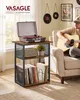 VASAGLE Plattenspieler Regal, HiFi Rack mit Schallplatten Produktbild-Vorschau 2
