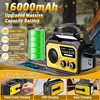 16000mAh Kurbelradio,Tragbares Notfallradio mit Produktbild-Vorschau 2