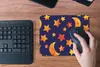 MuchoWow® Mauspad Mousepad Sterne - Nacht - Muster - Kind Produktbild-Vorschau 5