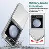 A clear phone case is shown with text highlighting its protective features. Anteprima dell’immagine prodotto