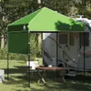 vidaXL Pavilonový stan zelený 194 x 194 x 251 cm látka Náhled obrázku produktu 2