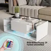 UnboxG Hochglanz-Couchtisch mit LED, App & Fernbedienung, Produktbild-Vorschau 3