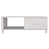 The Living Store Couchtisch HAMAR Weiß 100x55x35 cm Produktbild-Vorschau 5