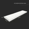 120x30 cm LED Deckenleuchte Aufputzpanel Aufbaupanel Produktbild-Vorschau 4