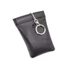 Esquire Leder Schlüsselmäppchen Logo Quick Key Case Black Produktbild-Vorschau 7
