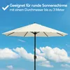 Brixy Sonnenschirmhülle – Bis Ø300 cm – Wasserdicht – Rund Produktbild-Vorschau 4