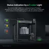 A 3D printer with status lights and filament spools. Produktbild-Vorschau