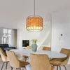 Hängeleuchte, Käfig-Design, Holzoptik braun,  H 120cm Produktbild-Vorschau 8