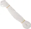 A coil of white rope secured with a yellow rubber band, presented on a white background. Produktbild-Vorschau