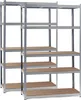 Wiltec set 2x ťažký regál 120x50x200cm, 175kg/policu, Náhľad obrázku produktu 1