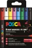 POSCA PC-1MR, Černá, Modrá, Zelená, Růžová, Červená, Náhled obrázku produktu 3