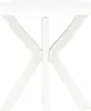 vidaXL Bistrotisch Weiß Ø70 cm Kunststoff Produktbild-Vorschau 1