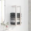 vidaXL Portasciugamani bianco 23x18x60 cm in legno di pino Anteprima dell’immagine prodotto 2
