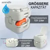 Toilette portatile SereneLifeHome per uso esterno con borsa Anteprima dell’immagine prodotto 3