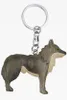 Schlüsselanhänger aus Holz - Wolf Produktbild-Vorschau 2