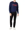 WRANGLER Herren, Sweatshirt FRAME LOGO CREW, XL, Blau, Produktbild-Vorschau 2